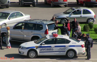 ავარია გორის ცენტრში