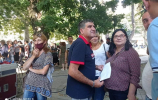 ,,ევროპული საქართველოს" მაჟორიტარი კანდიდატი ლევან თარხნიშვილი უკვე გორშია
