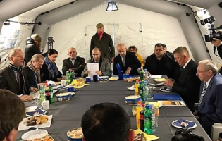 ცხინვალის მთავრობა გამყოფ ხაზთან ხანძრის გავრცელების ფაქტს აპროტესტებს