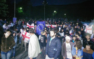 ევროპის დღეების მთავარი აქცია/კონცერტი ,,ახალბაღში" ჩატარდა
