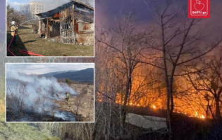 ოკუპირებულ სოფლებში ხანძრებს ებრძვიან