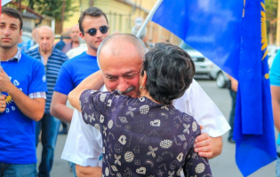 ქალაქ გორისა და კასპის მაჟორიტარი კანდიდატები მოსახლეობას შეხვდნენ (R)