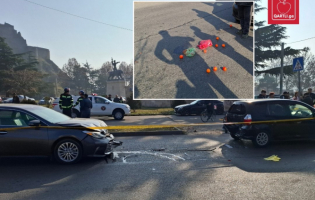 გორში ავტოსაგზაო შემთხვევის შედეგად ქვეითი დაშავდა