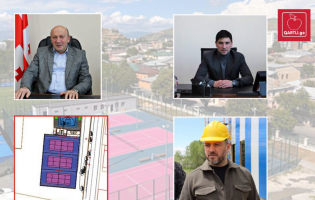 როგორ შენდებოდა გორში ჩოგბურთის კორტი არასტანდარტულად