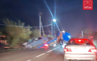 ავარია გორის შემოსასვლელში - მოძრაობა დროებით პარალიზებული იყო