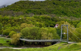 ღამით საშიშია გადასვლა - სოფელ რბონაში ხიდის განათებას ითხოვენ