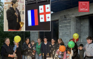 ნიკოლოზ ხიზანიშვილი მშობლიურ სოფელში ევროპის ჩემპიონის ტიტულით დაბრუნდა