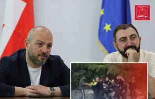 მოზარდები ბოშურში პოლიციელებს შეხვდებიან