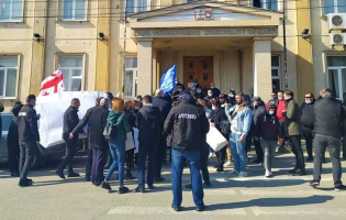 გაძვირებული ცხოვრება გააპროტესტეს კასპში