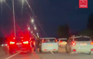 ავარია ავტობანზე, რუისის მონაკვეთზე