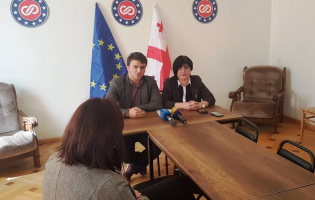 ,,ევროპული საქართველოს" გორის ოფისში ბრიფინგი გაიმართა