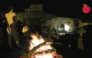 ღამე უფლისციხის მუზეუმში (PHOTO/VIDEO)