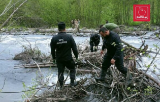 ოკუპირებულ ჯავის რაიონში ქალი მდინარეში გადავარდა