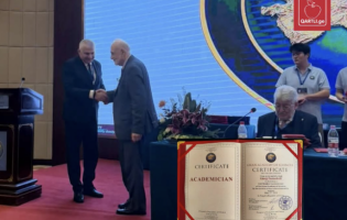 გიორგი სოსიაშვილს ჩინეთში აზიის მეცნიერებათა აკადემიის წევრობის დამადასტურებელი სერტიფიკატი გადასცეს