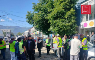 გაფიცვა ხაშურში